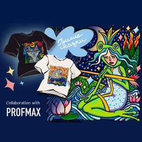 Коллекция сказочных принтов для футболок