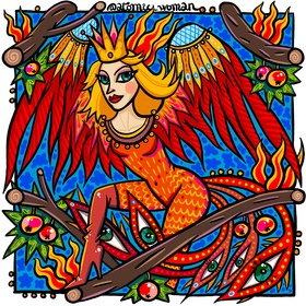 «Жар-Птица» — принт для футболки PROFMAX