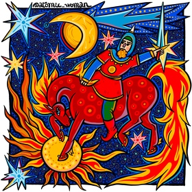 «Завоеватель» — принт для футболки PROFMAX