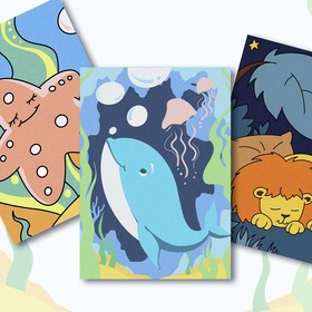 Фрески из песка для детей