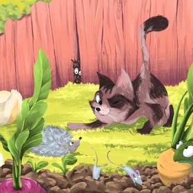 Иллюстрации к книге «Бесконечный год кота» 