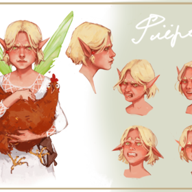 Лиловый рыцарь || Дизайн персонажей