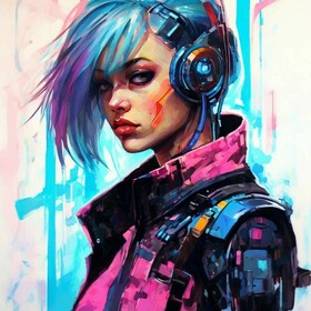 Киберпанк, компьютерная графика 