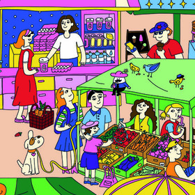 Летнее меню для кафе Eggsellent