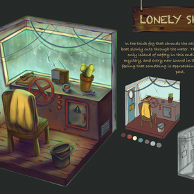 Одинокий берег 🎣🚤🗺️