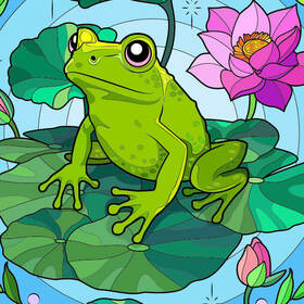 Цветные раскраски