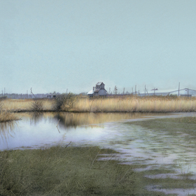 Осенняя Бараба. Старый элеватор