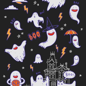 Хэллоуинские наклейки