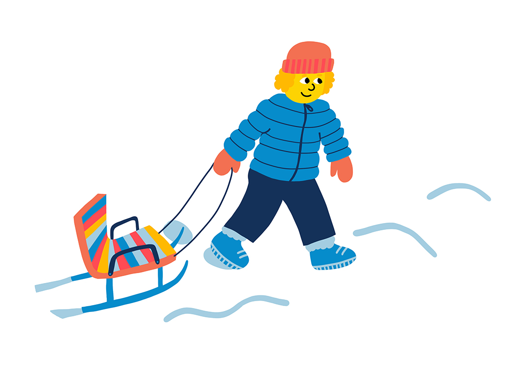 Новогодние иллюстрации Расту по возрасту