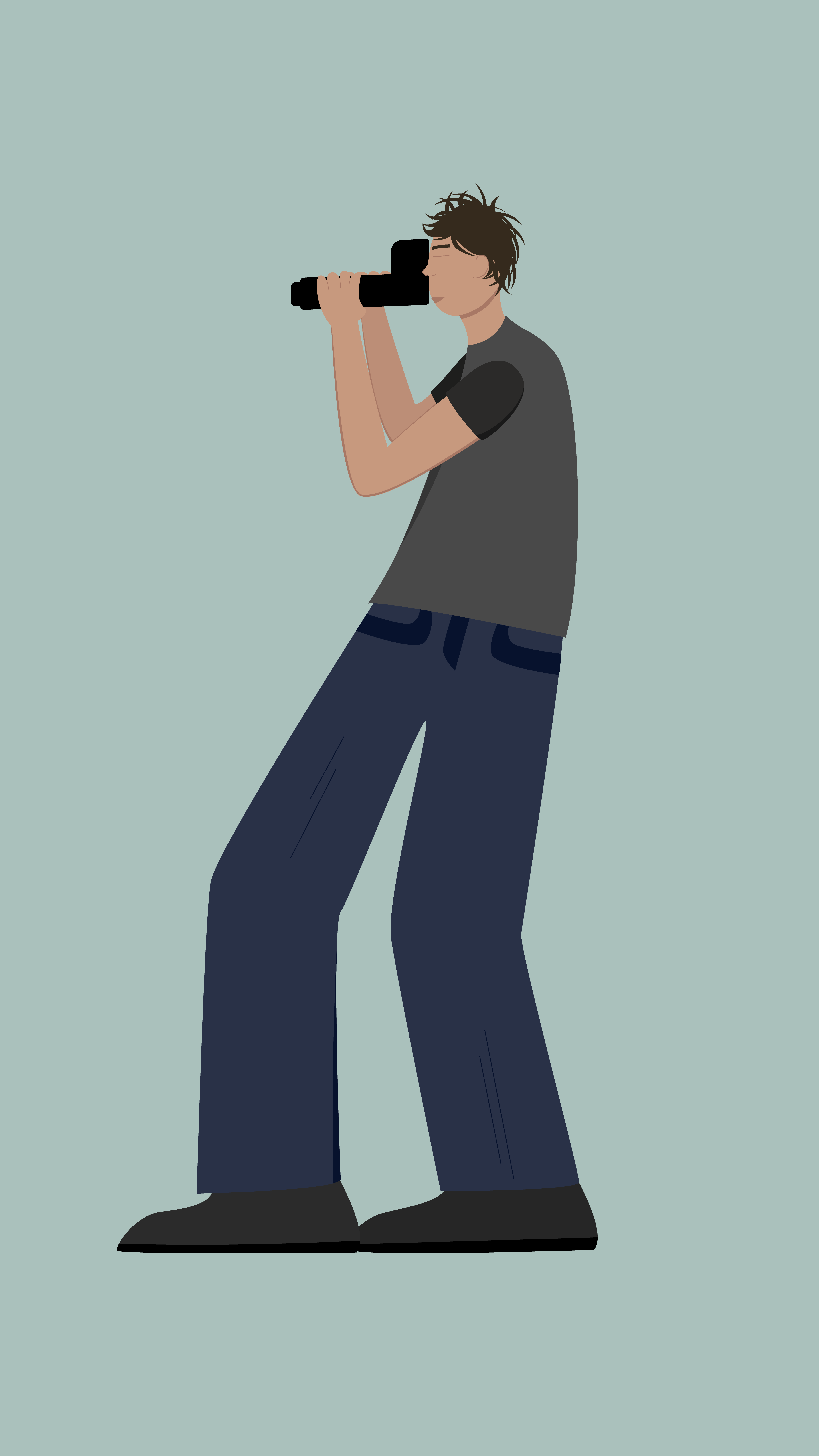 Создание рекламного персонажа для фотостудии