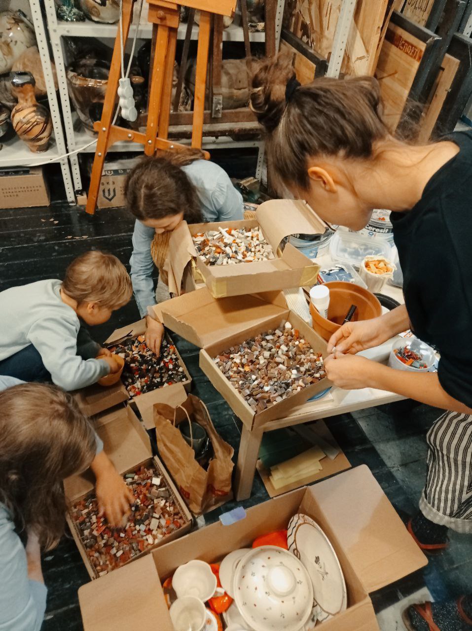 Мастер-классы по мозаике