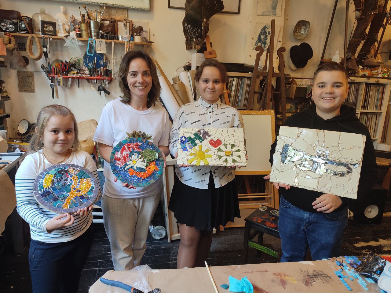 Мастер-классы по мозаике