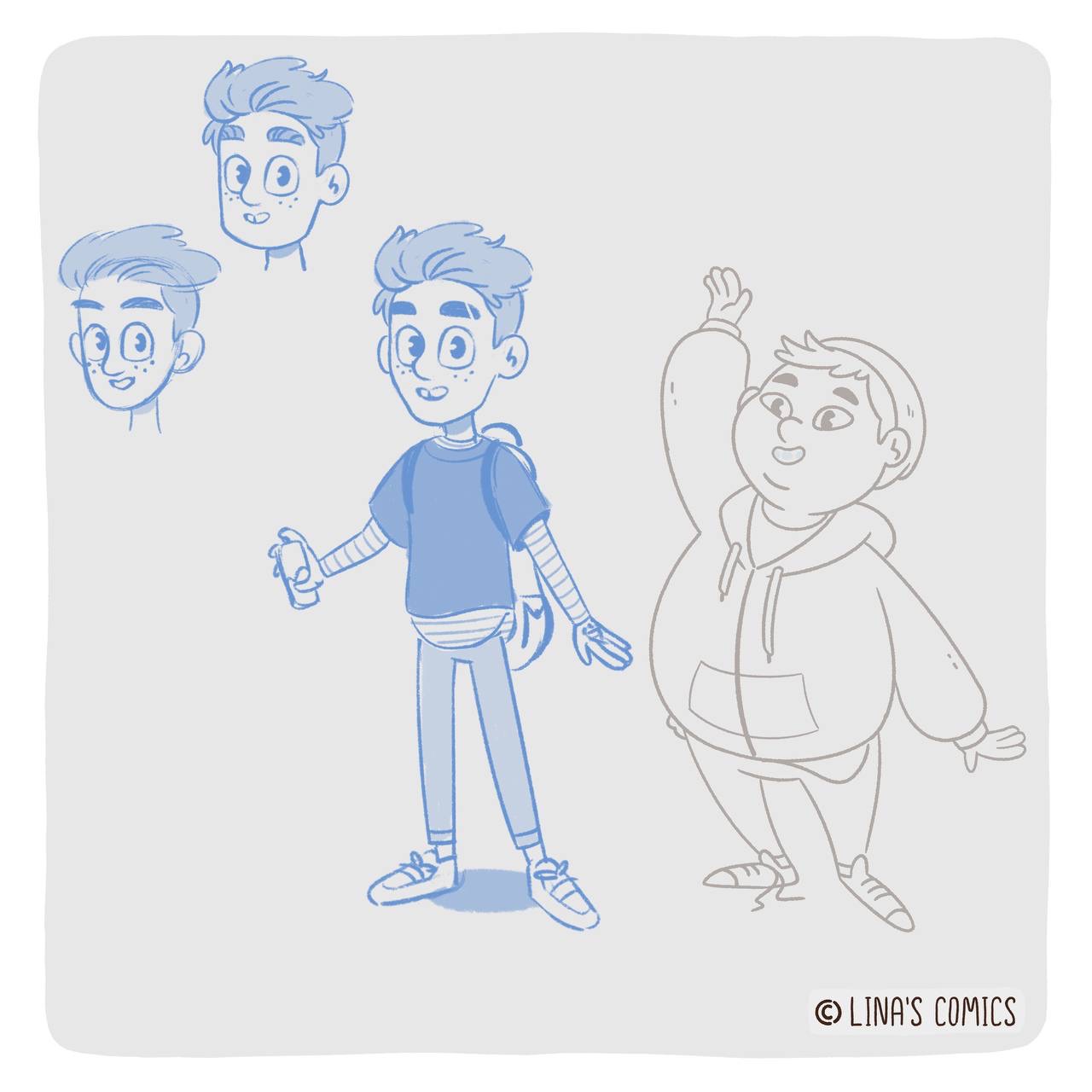 Концепт персонажа для мультсериала