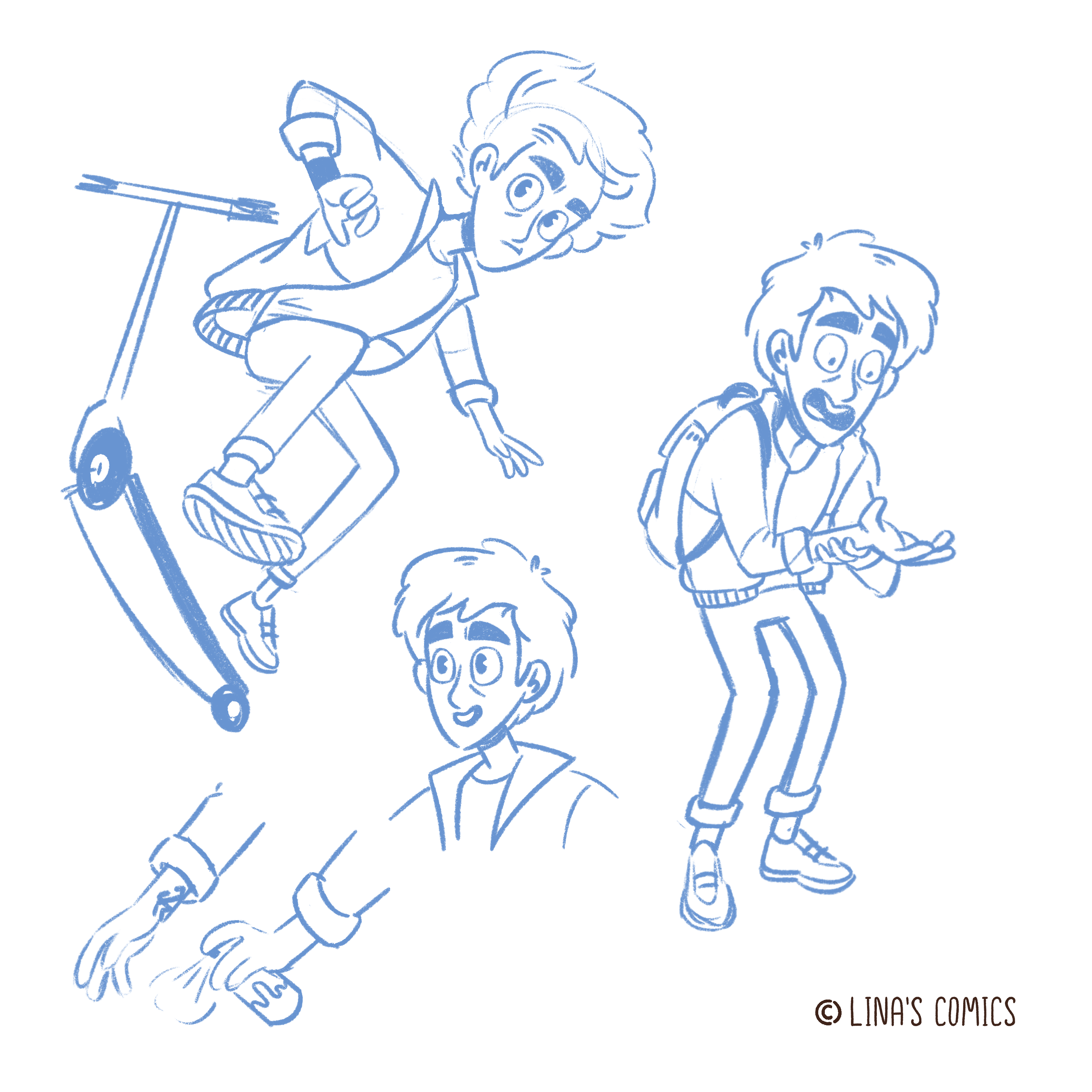 Дизайн персонажей для мультсериала