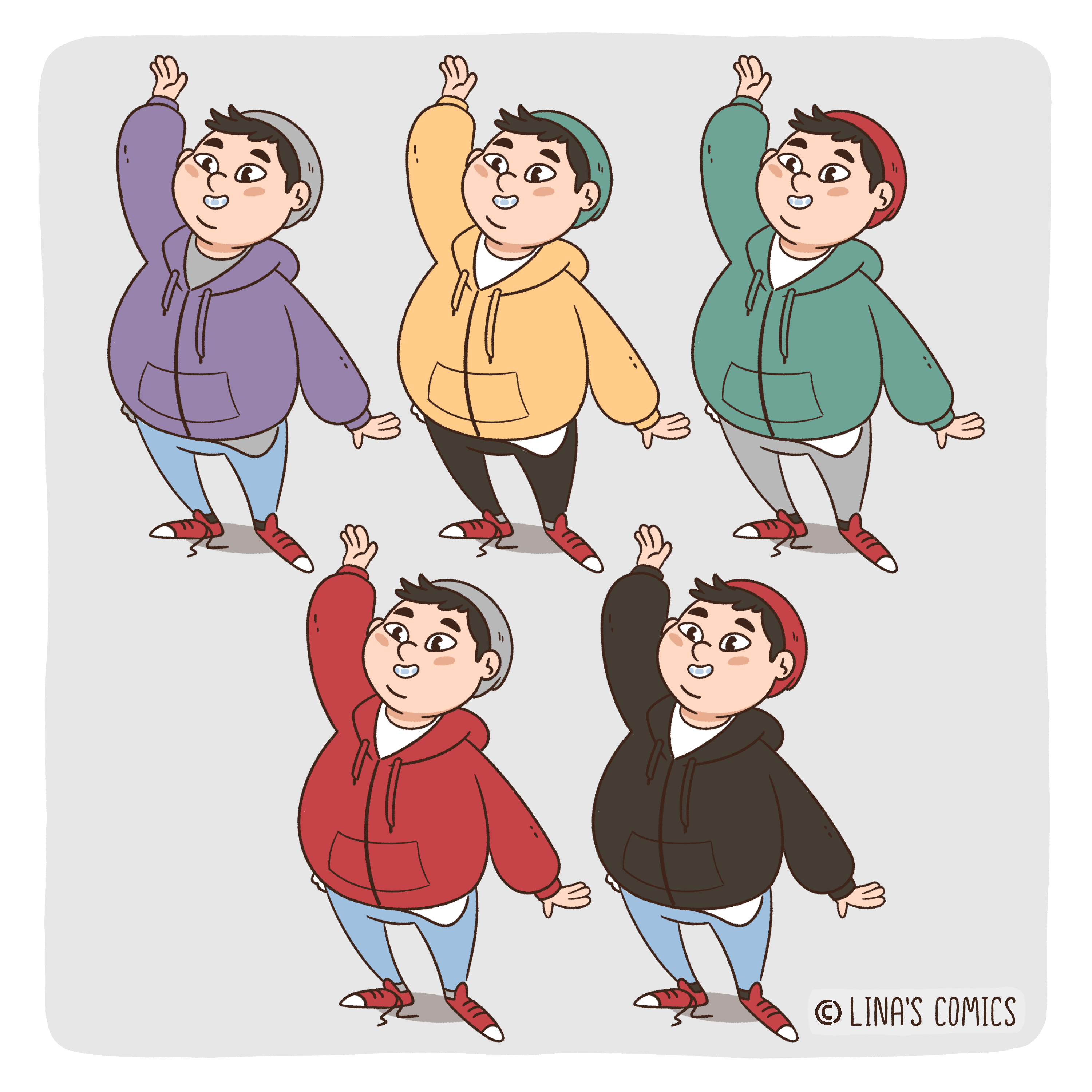 Дизайн персонажей для мультсериала