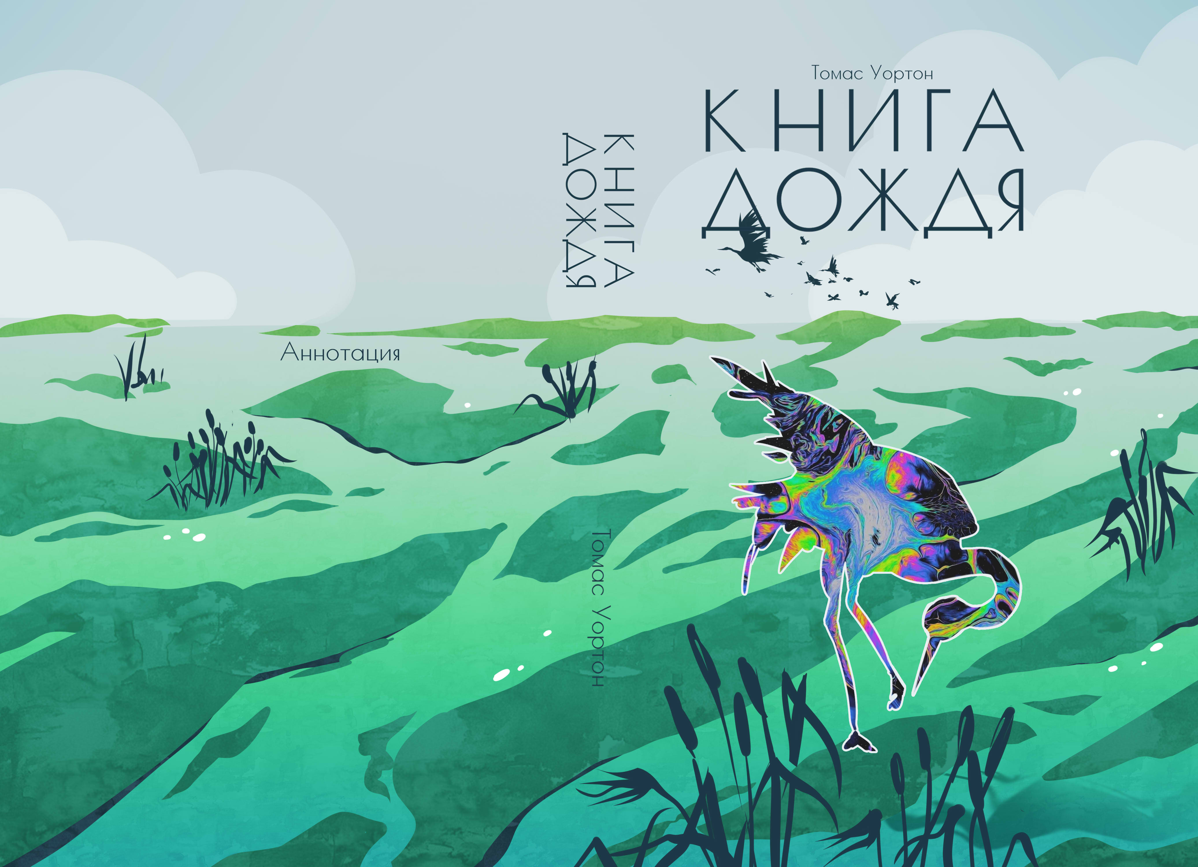 Художественное оформление книги — «Книга дождя»
