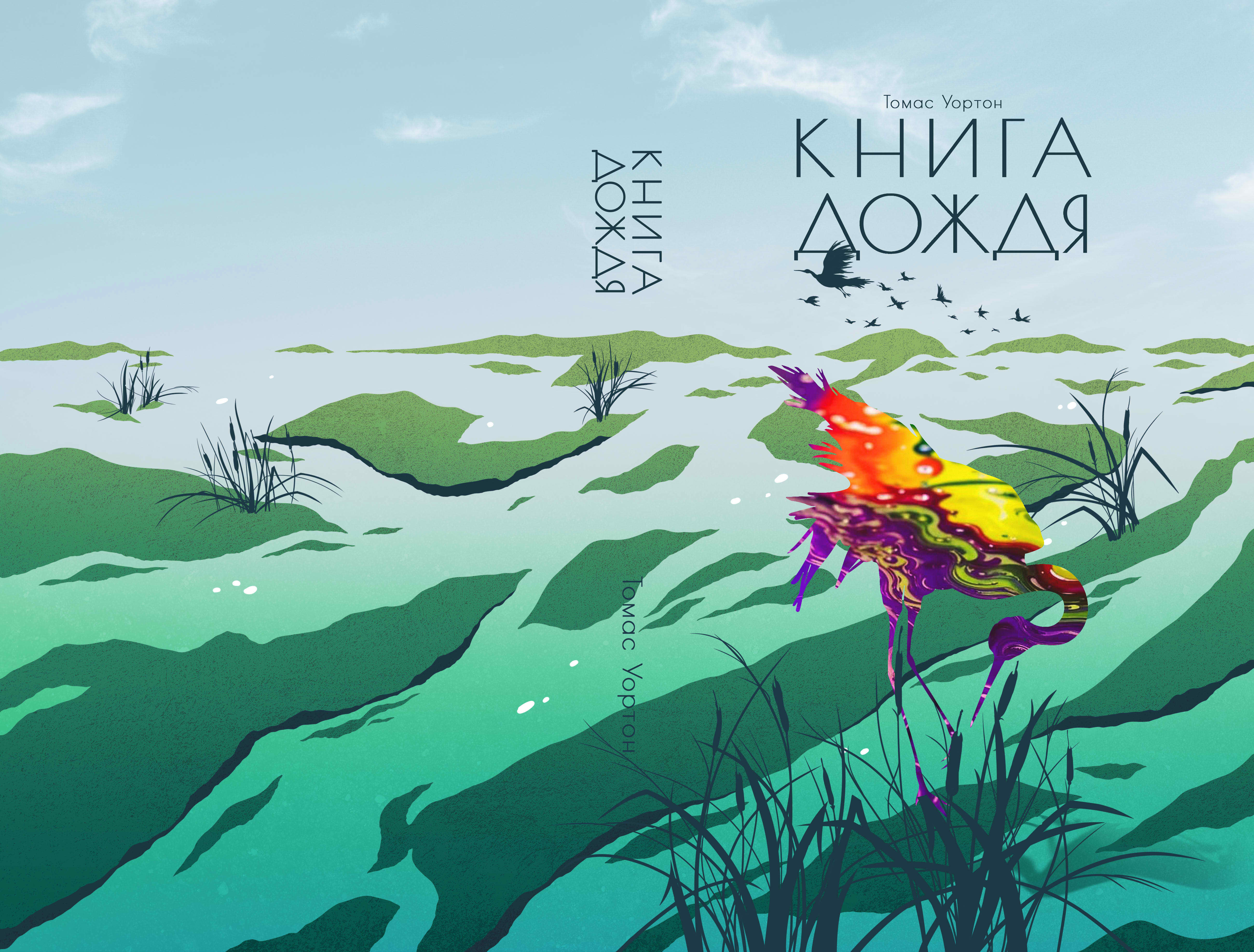 Художественное оформление книги — «Книга дождя»