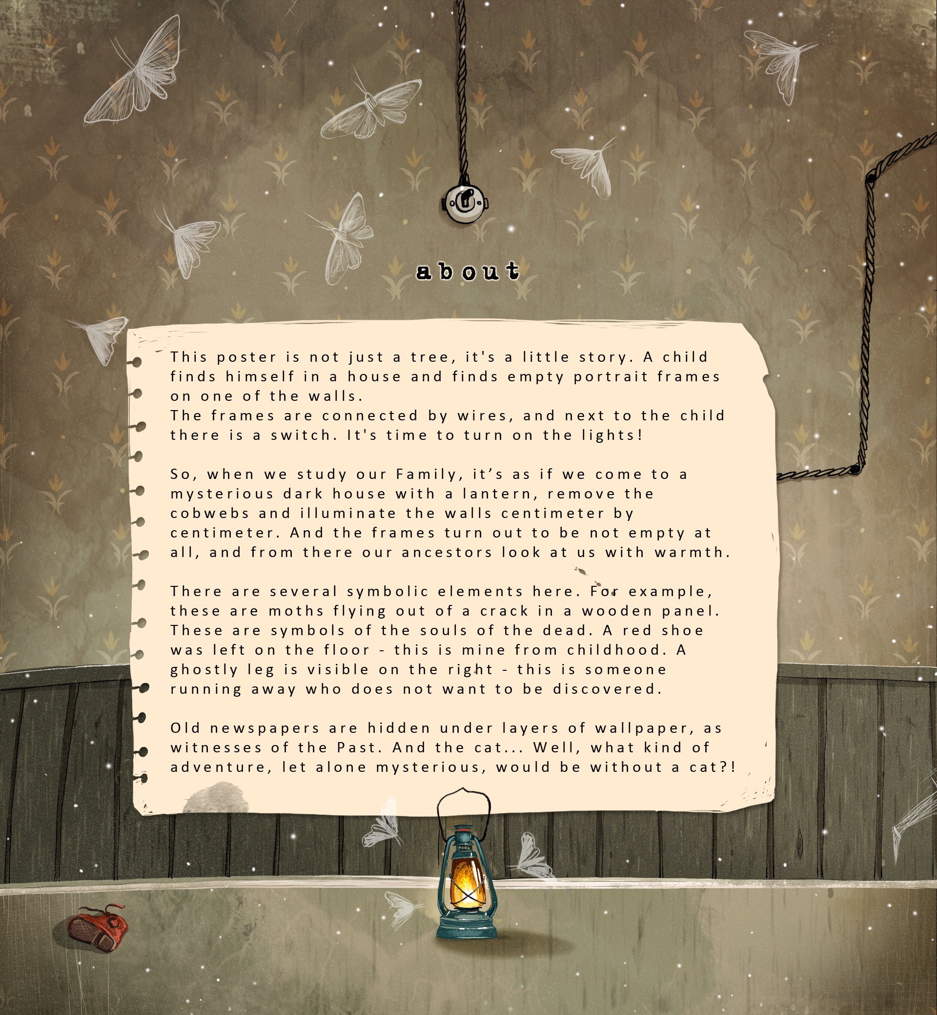 Древо-постер "В доме памяти"