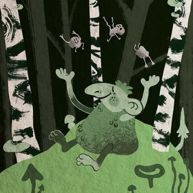 Мех Лесного Тролля. Набор из серии "Фантазия цвета"