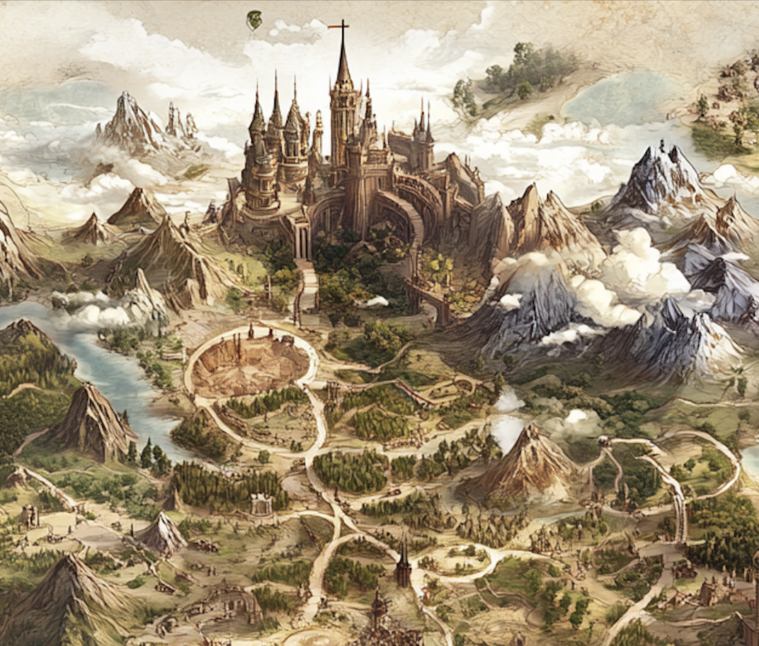 Digital иллюстрации и генерации строений, фонов и пр для игр