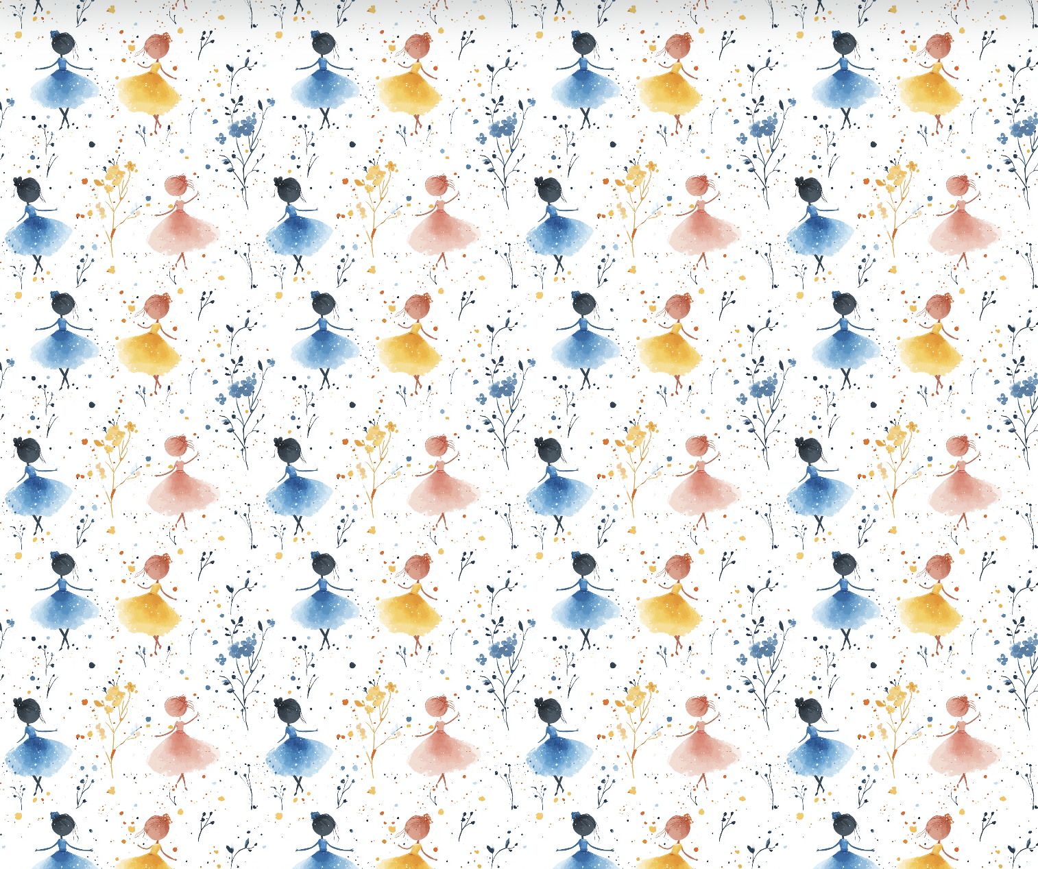 Бесшовный паттерн (принт) Генерация и/или иллюстрация