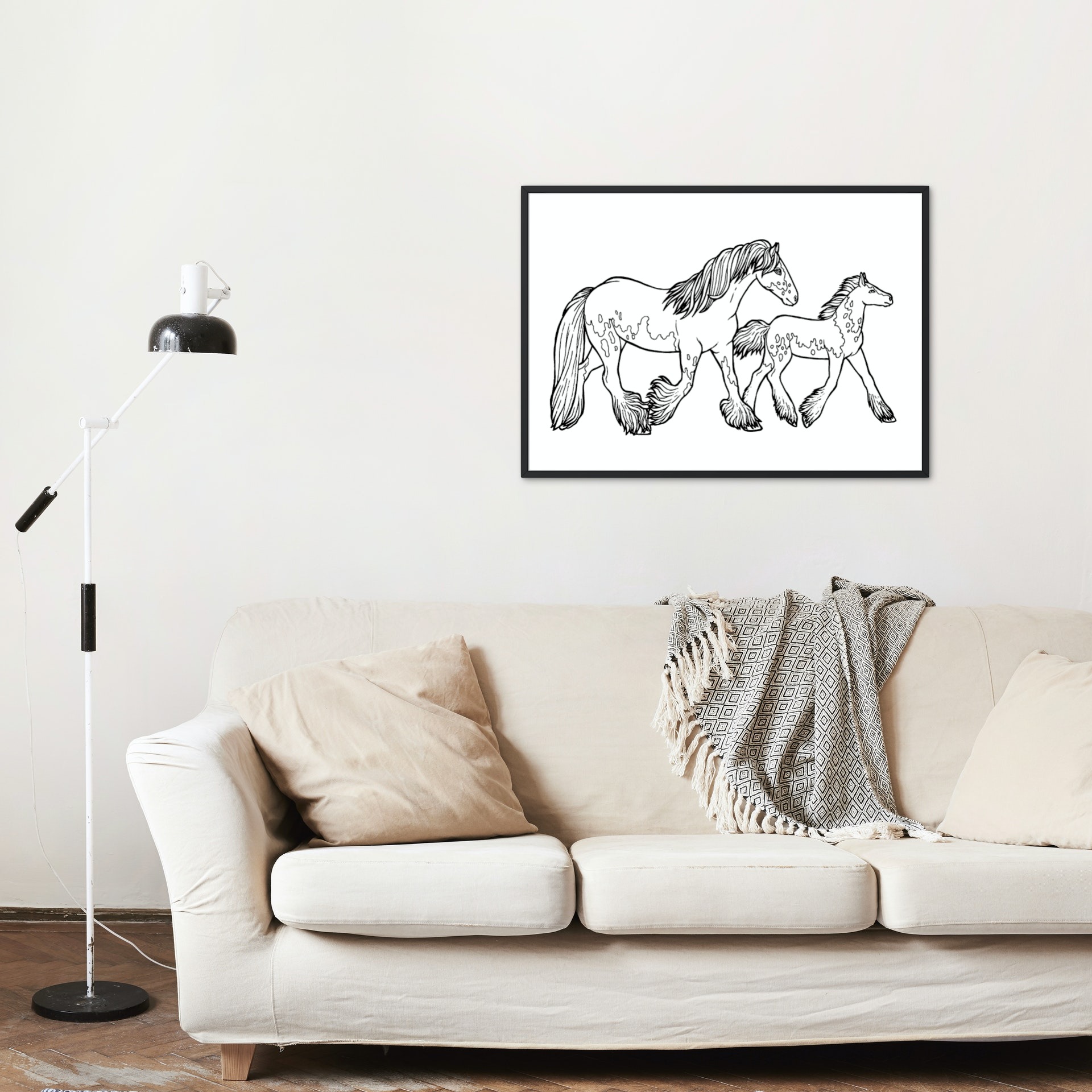 Набор иллюстраций "Лошади"