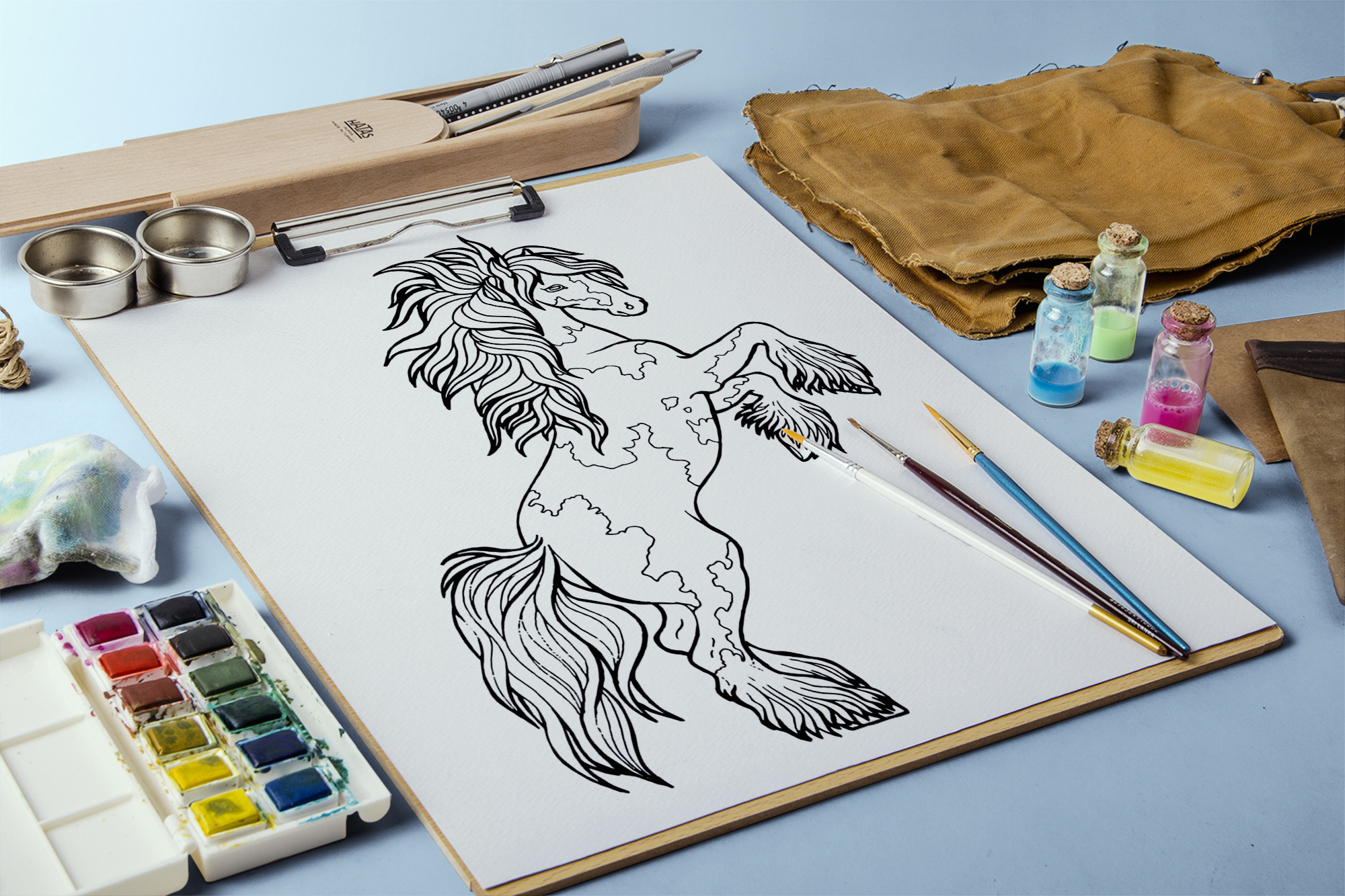 Набор иллюстраций "Лошади"