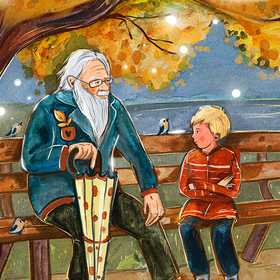 Иллюстрации для диафильмов, для "Амфора Медиа"