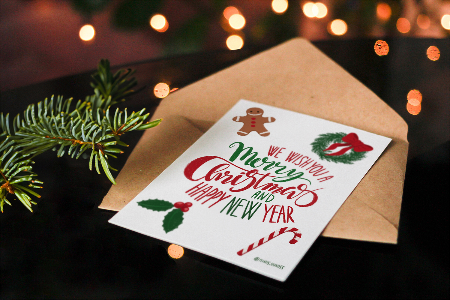 Рождественские открытки