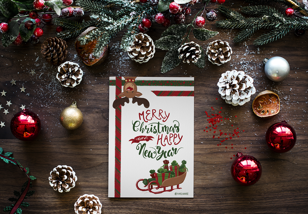 Рождественские открытки