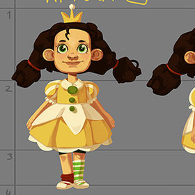 разработка персонажа для детской игры