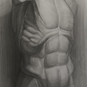 Академический рисунок. Гипс. 