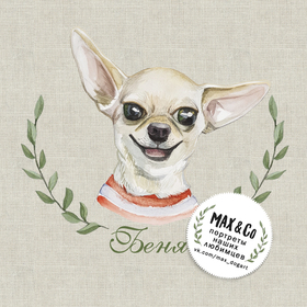 MAX&Co: портреты собак и кошек по фото