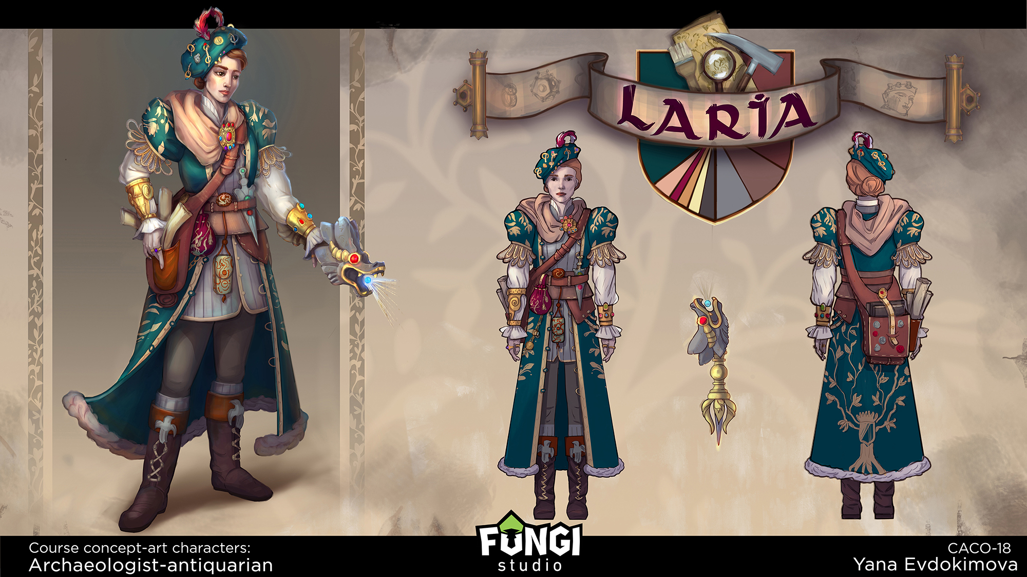 Археолог и маунт.