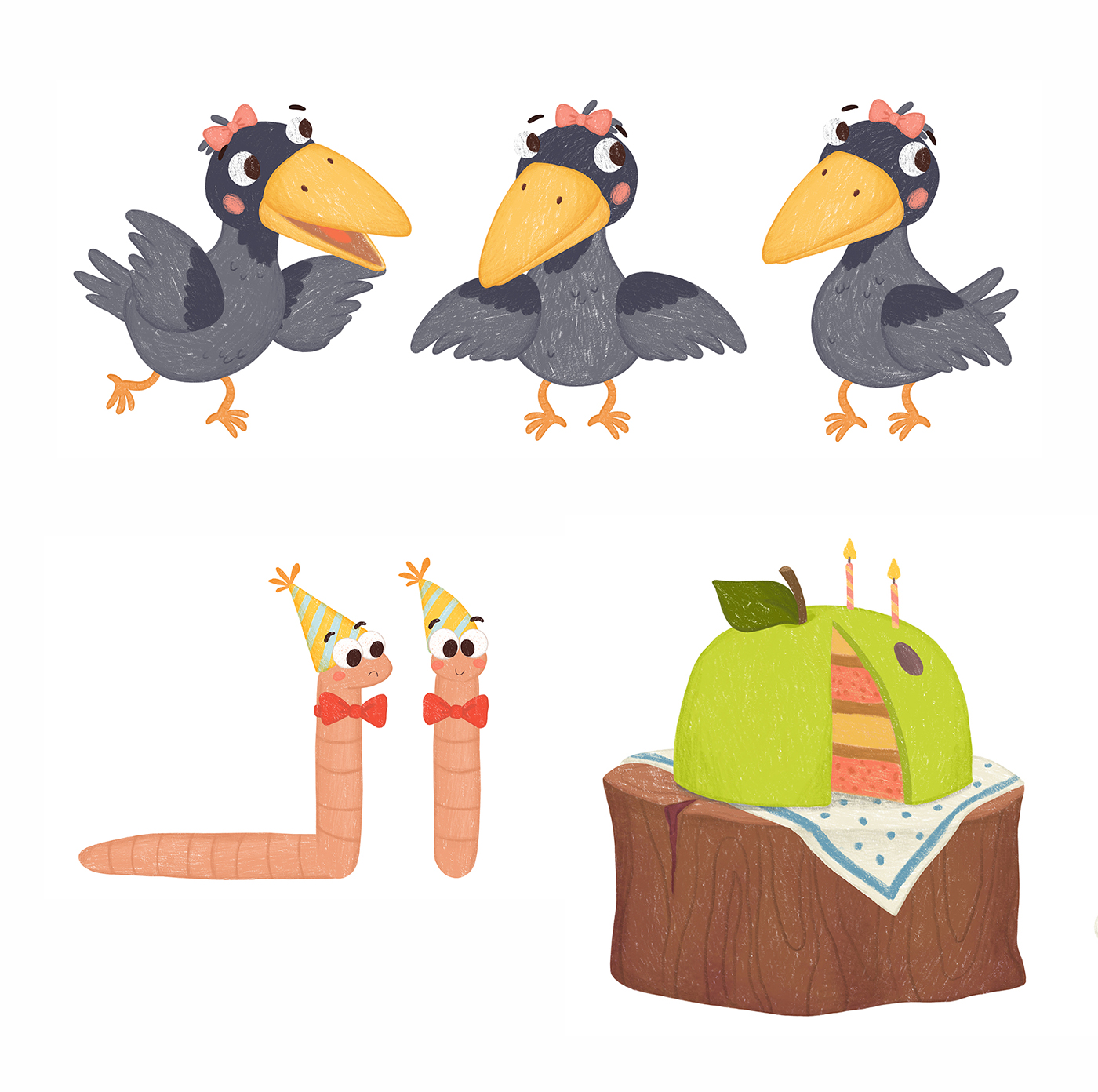 Персонажи и пропсы для мультфильма "Город машинок" сезон 2