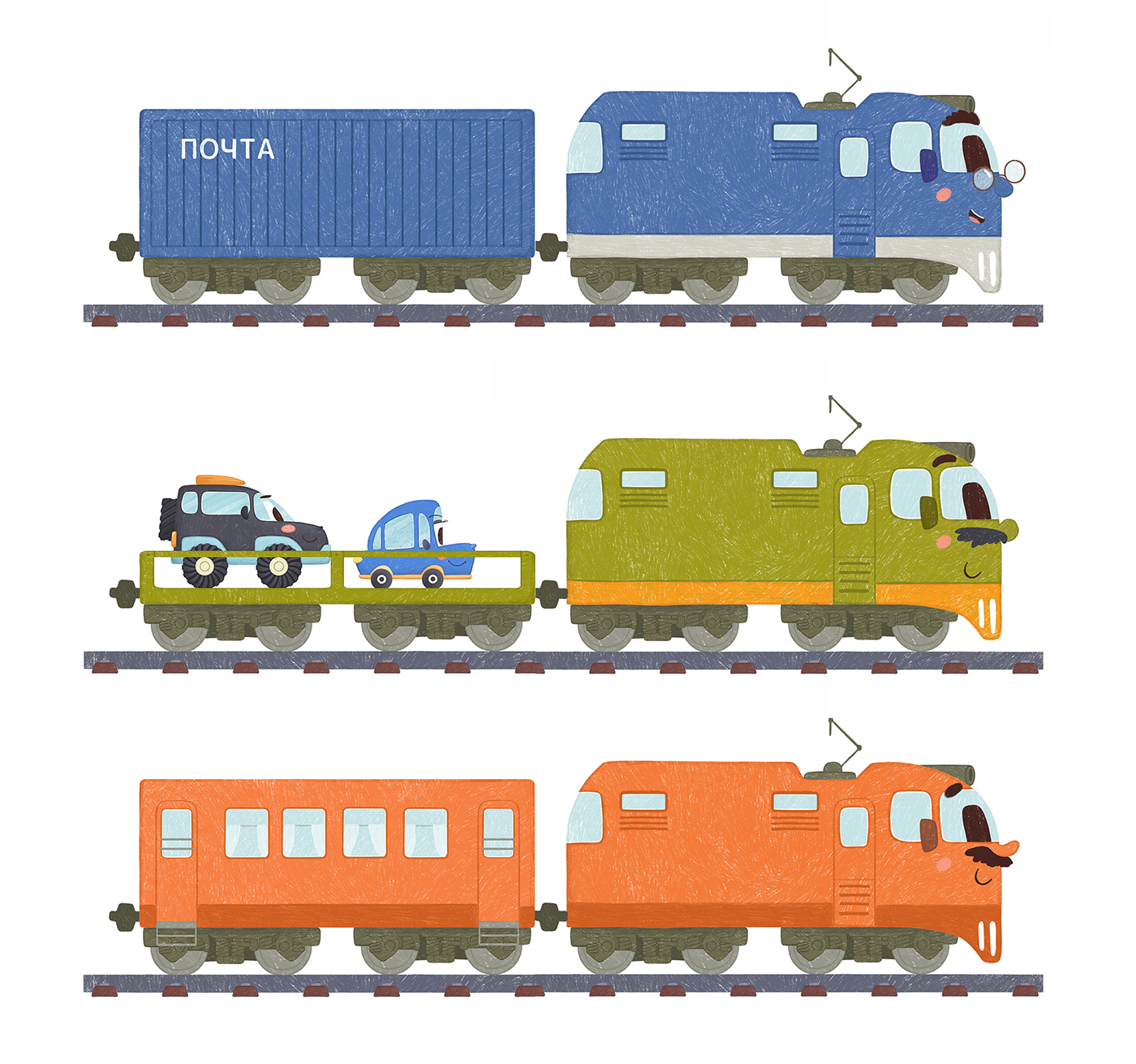 Персонажи и пропсы для мультфильма "Город машинок" сезон 2