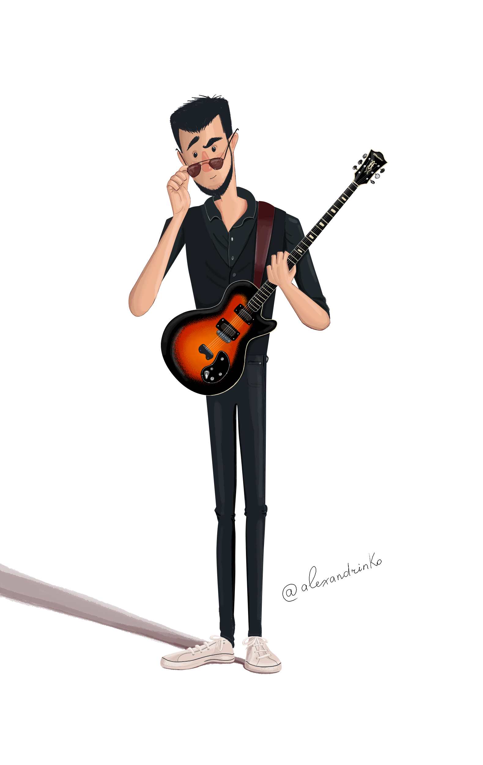 Портрет гитариста