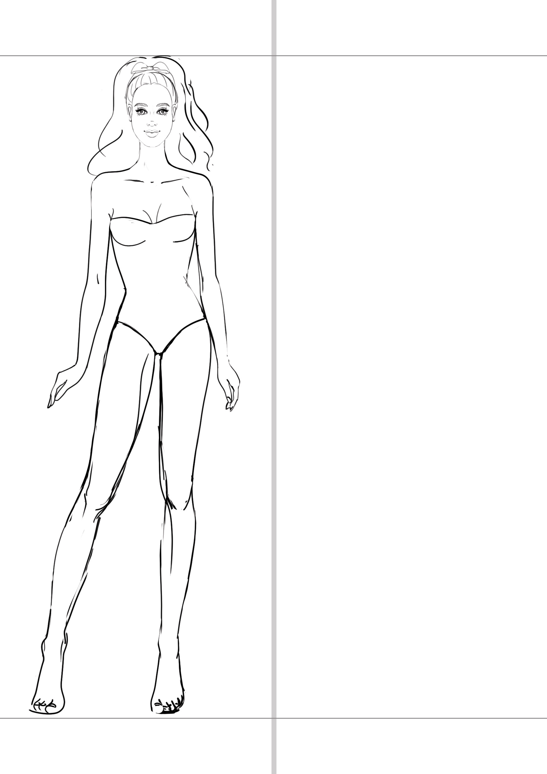 Кукла бумажная