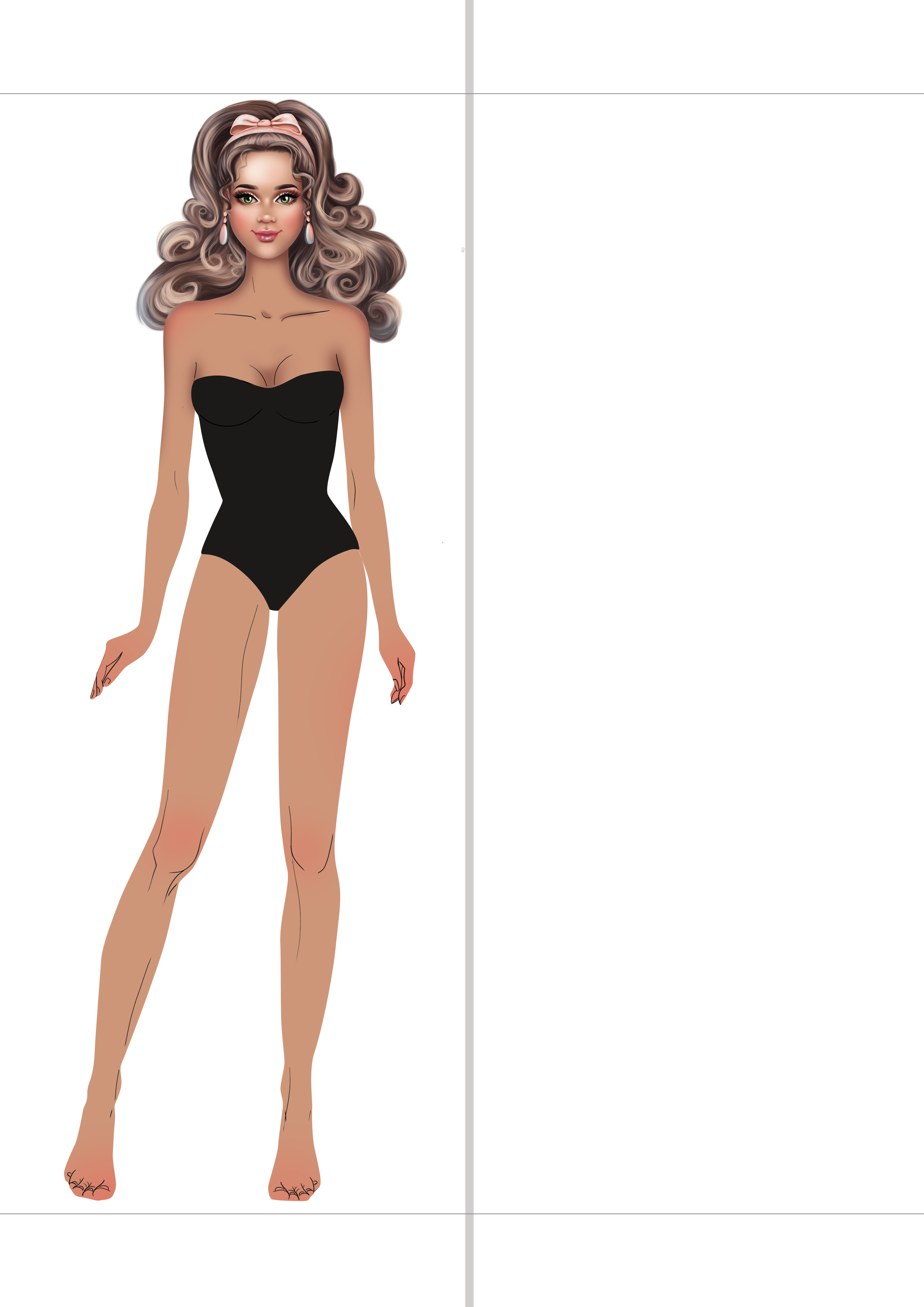 Кукла бумажная