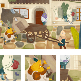 Книжная иллюстрация/ Чиполлино