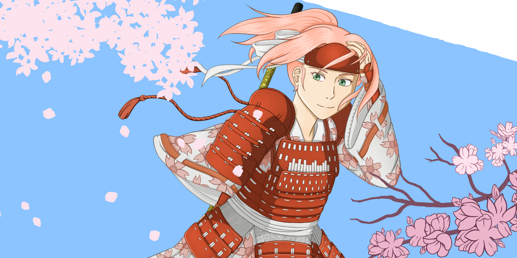 Haruno Sakura fan art from Naruto(Work process)