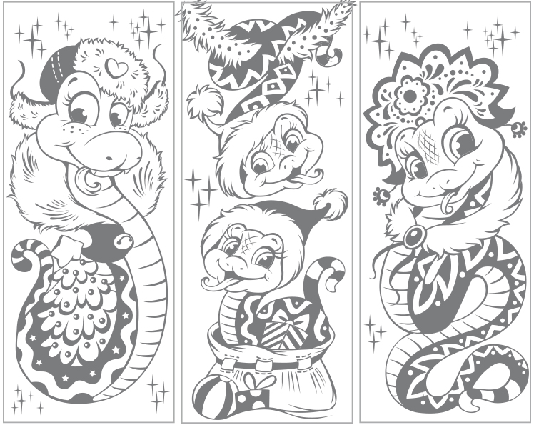 Иллюстрации для интерьерных украшений