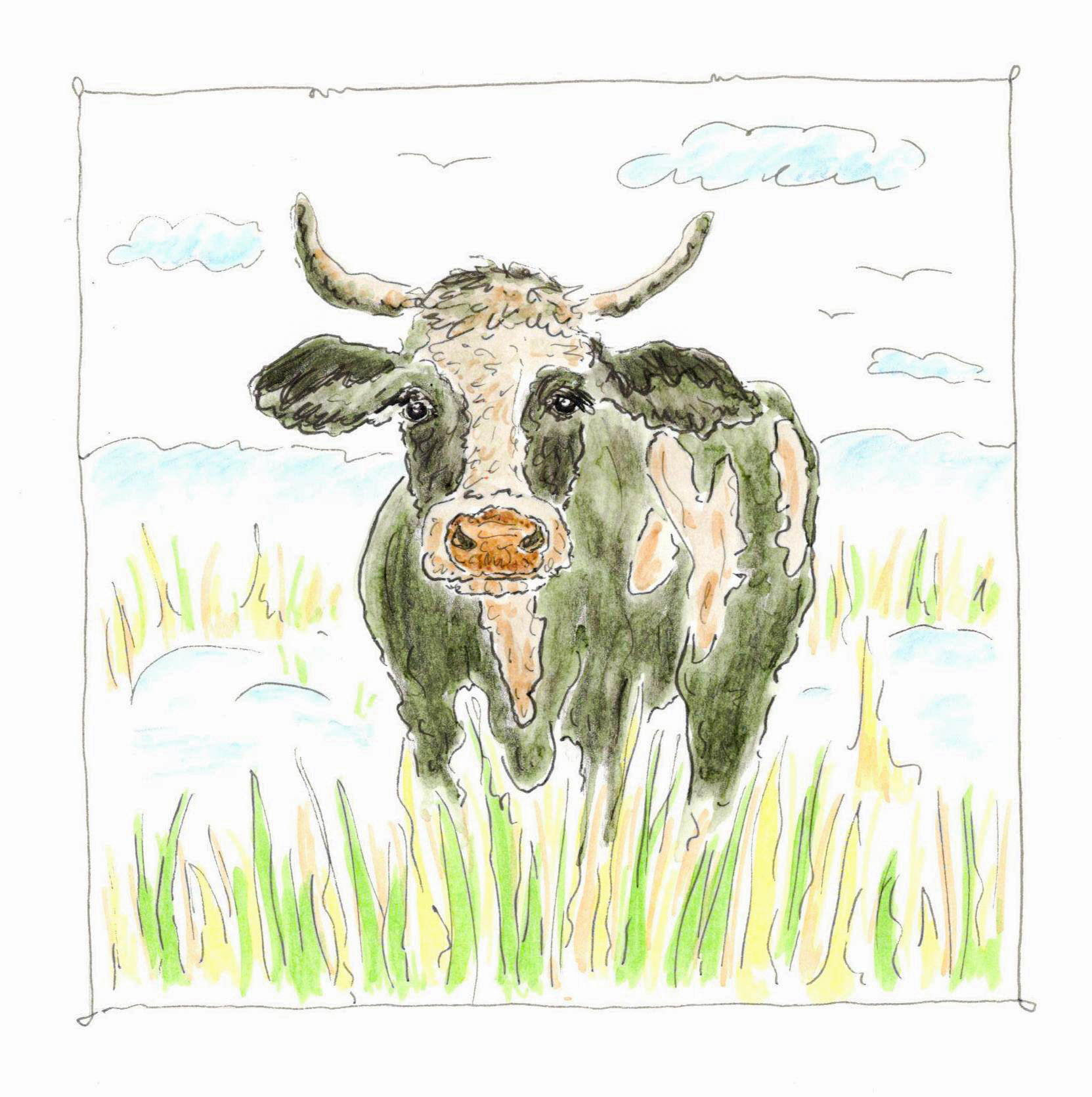 Календарь коровки Весна