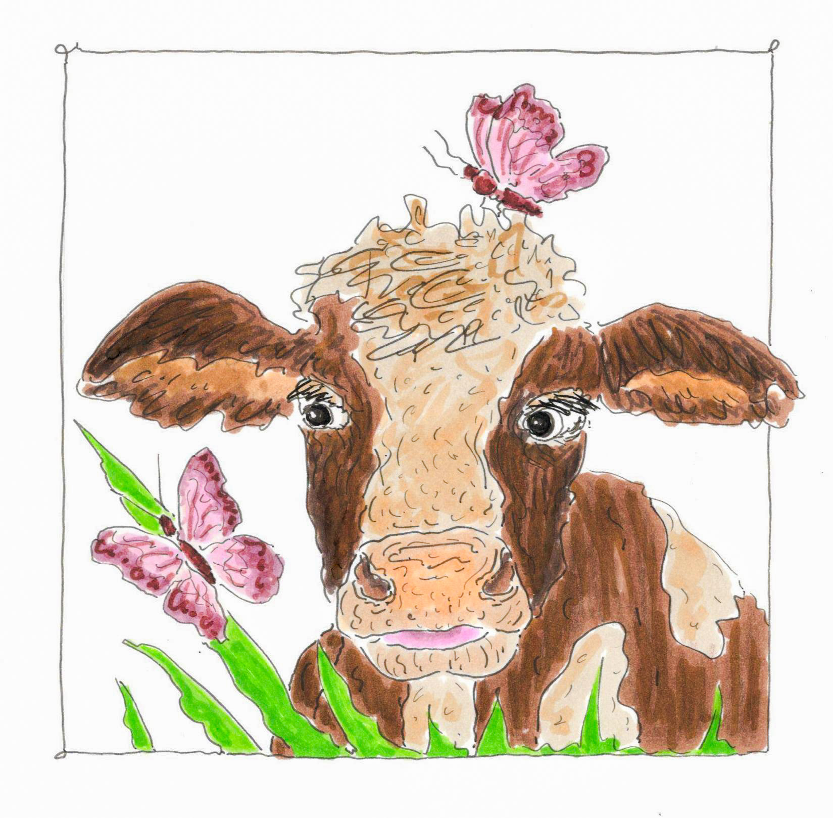 Календарь коровки Весна