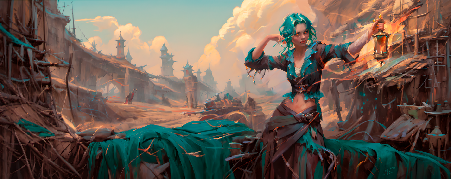 Пиратка фэнтези постапокалипсис