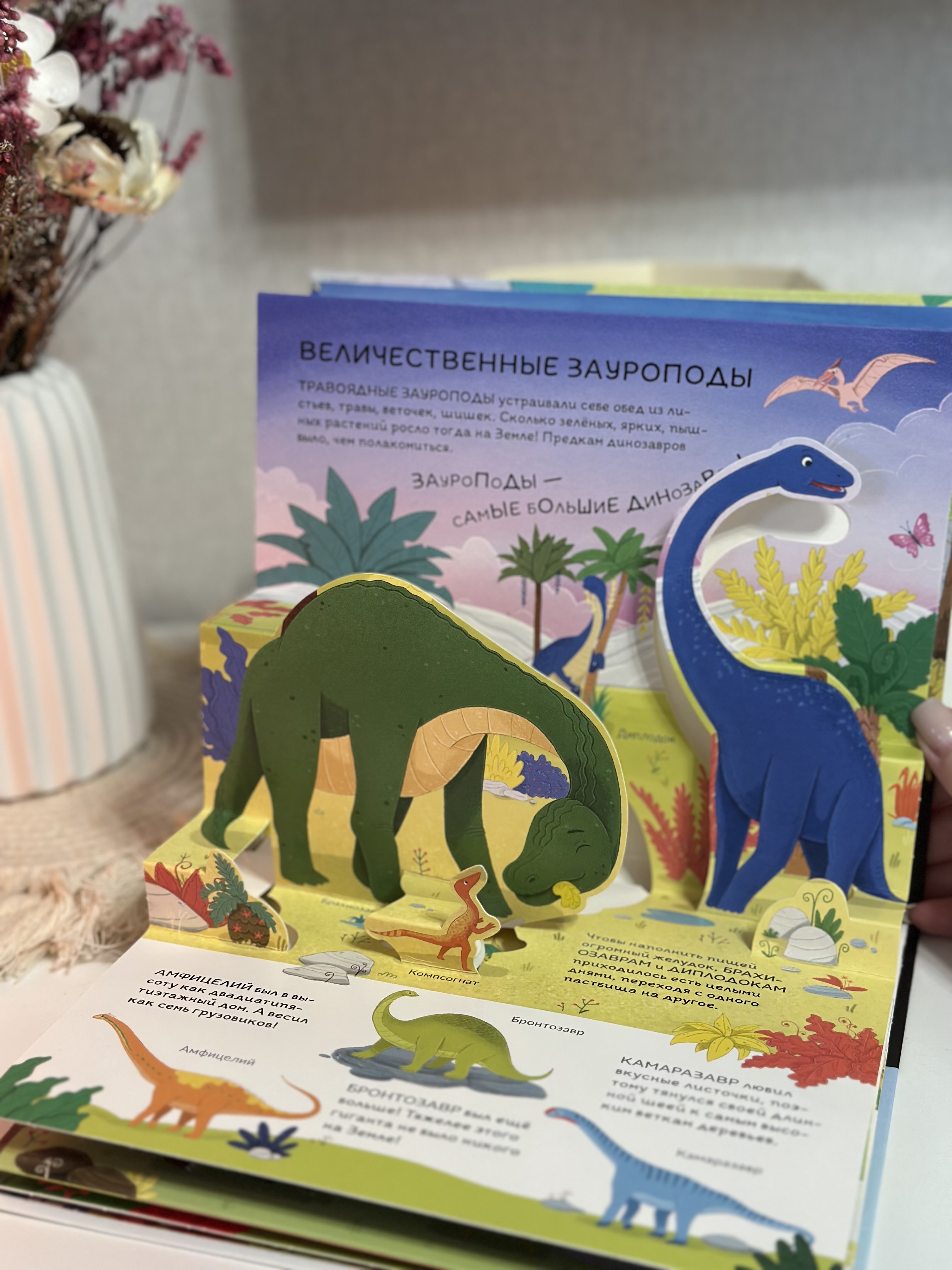 POP-UP Динозавры изд Malamalama