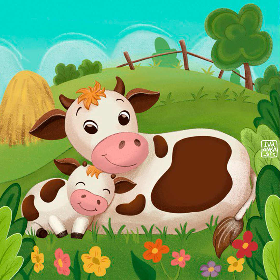 Иллюстрация для тактильной книги