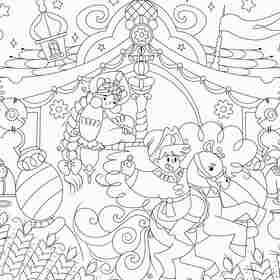 Раскраски для детей по мотивам сказок
