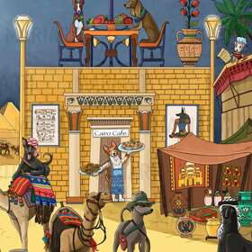 Серия иллюстраций для книги "Собаки Повара со всего Света"