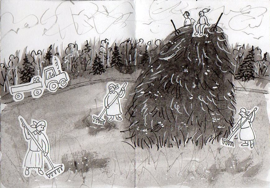 Книжка-картинка "Лето в деревне"